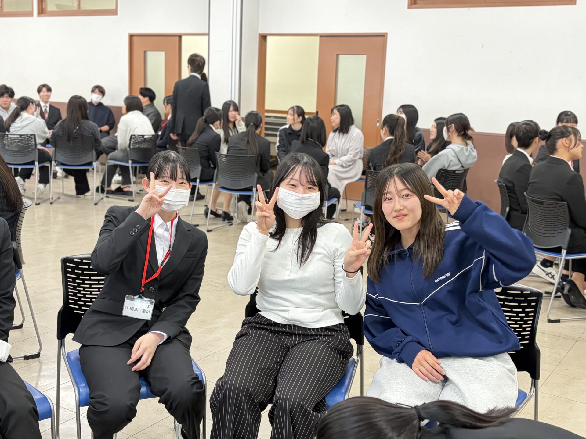 看護学科 新入生歓迎会 バディとの対面！ | 学校法人ベル学園 岡山医療