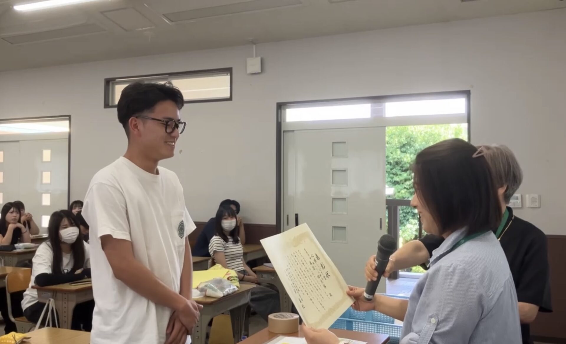 見つけてもらえる喜びが自信に繋がる〜看護学科2年生 月1表彰式